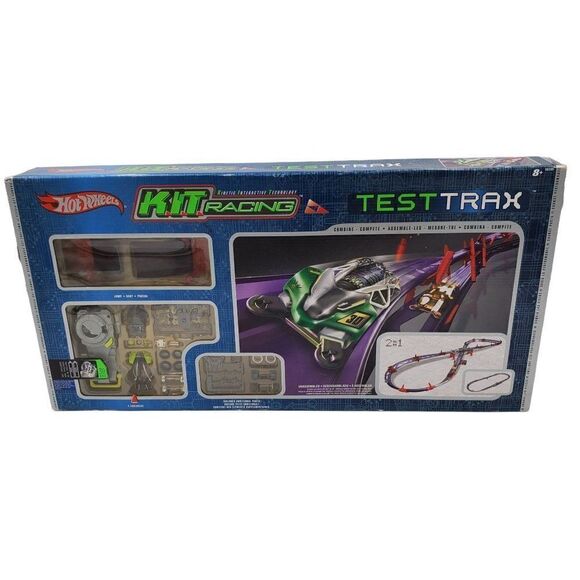 Hot Wheels Kit Racing Test Trax Kinetic Interactive Technology 2 In 1 - Picture 1 of 8